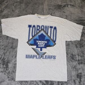 Vintage 1994 Toronto Maple leafs T Shirt Size XL NHL Hockey